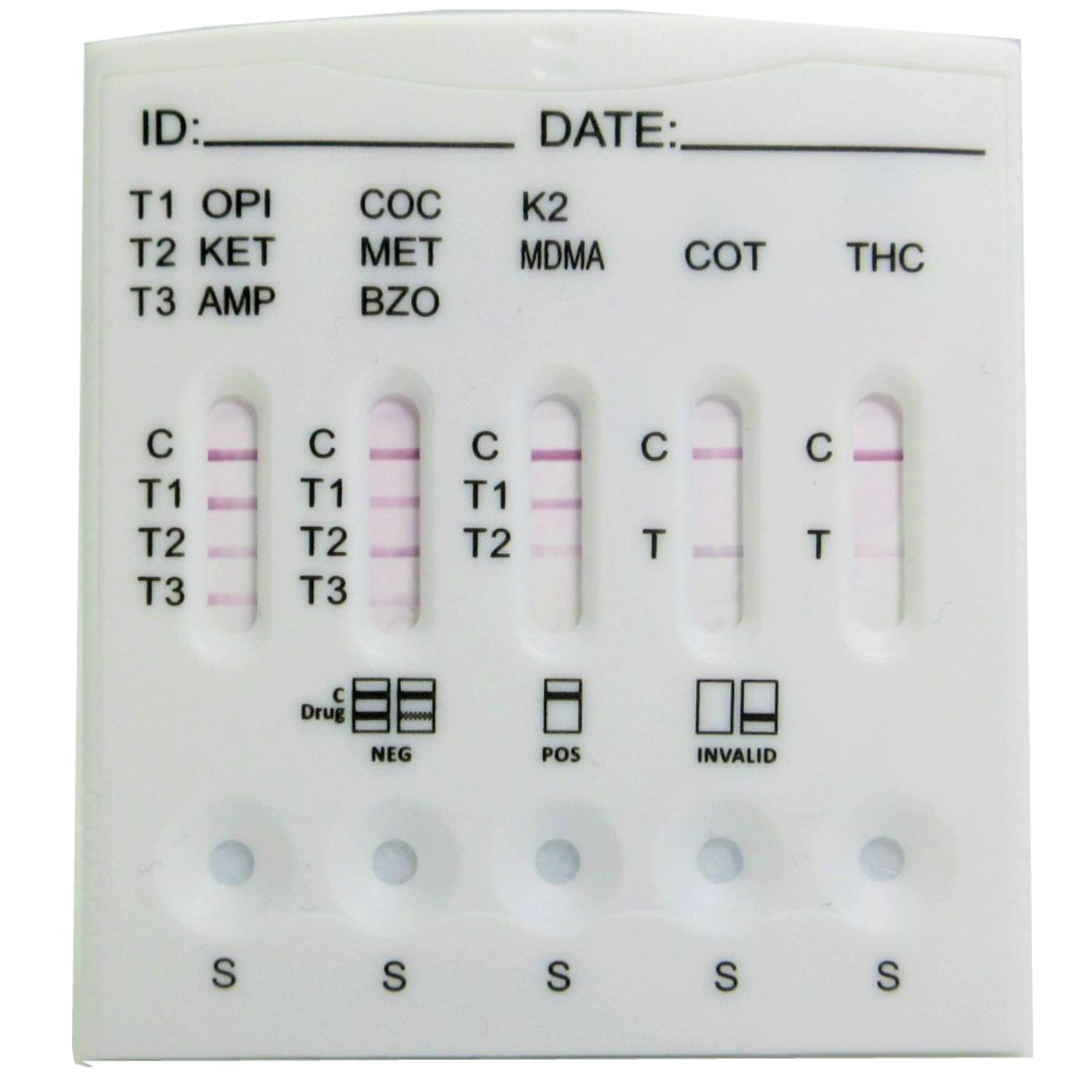 One Step 10 Drug Saliva Test