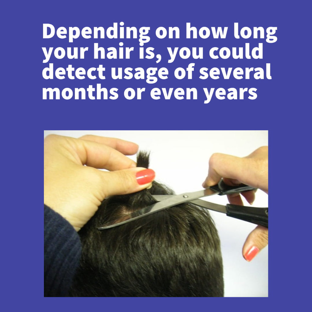 One Step 4 Panel Hair Drug Test