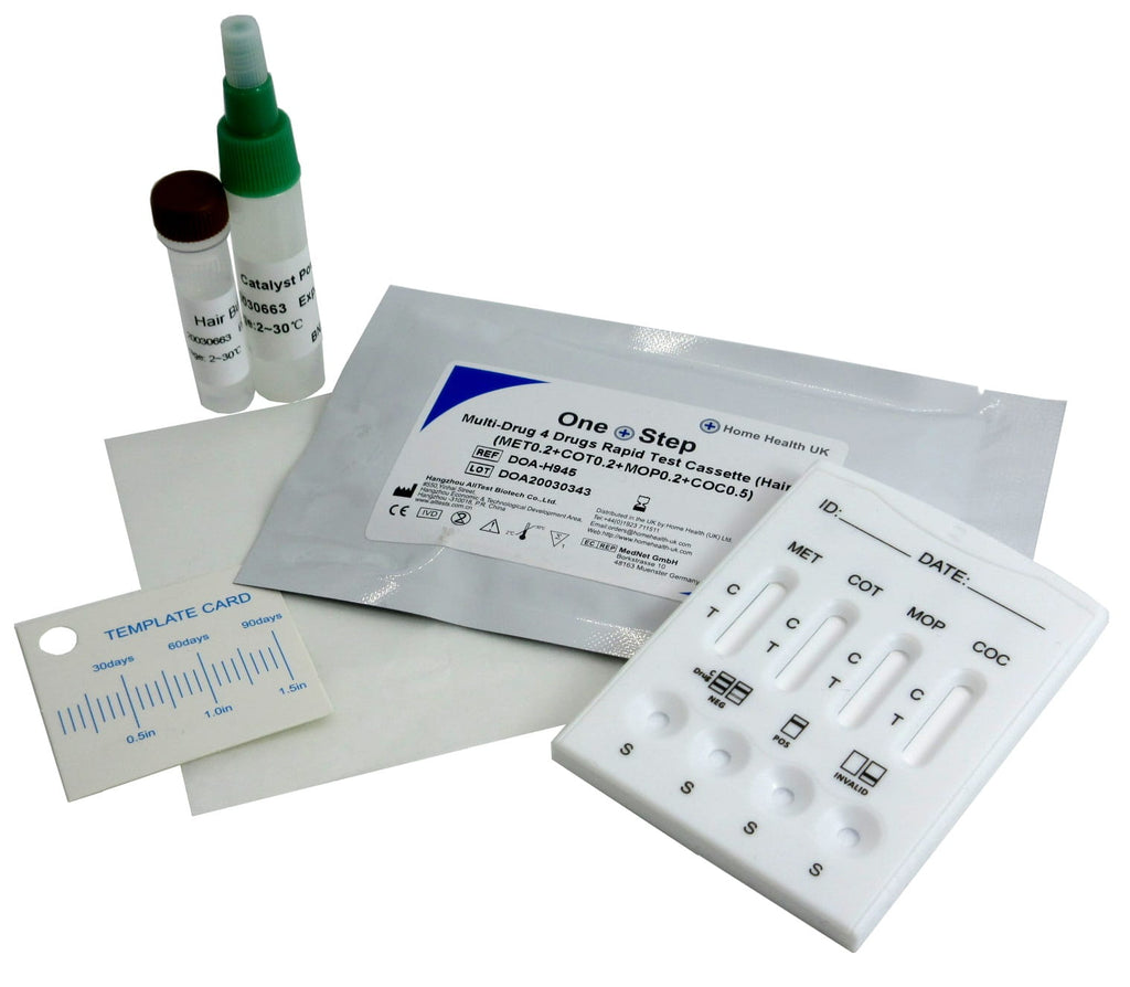 One Step 4 Panel Hair Drug Test