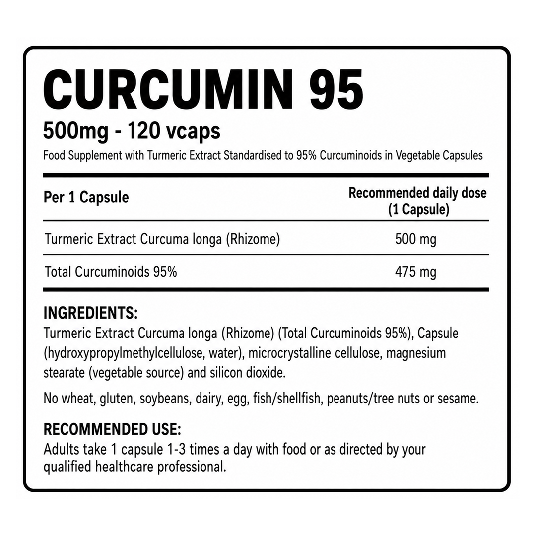 Curcumin 95, 500mg - 120 vcaps