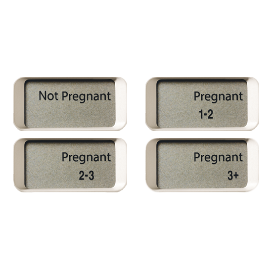 1 x Clearblue Pregnancy Test Combo Pack Double Check & Date Testing Kit
