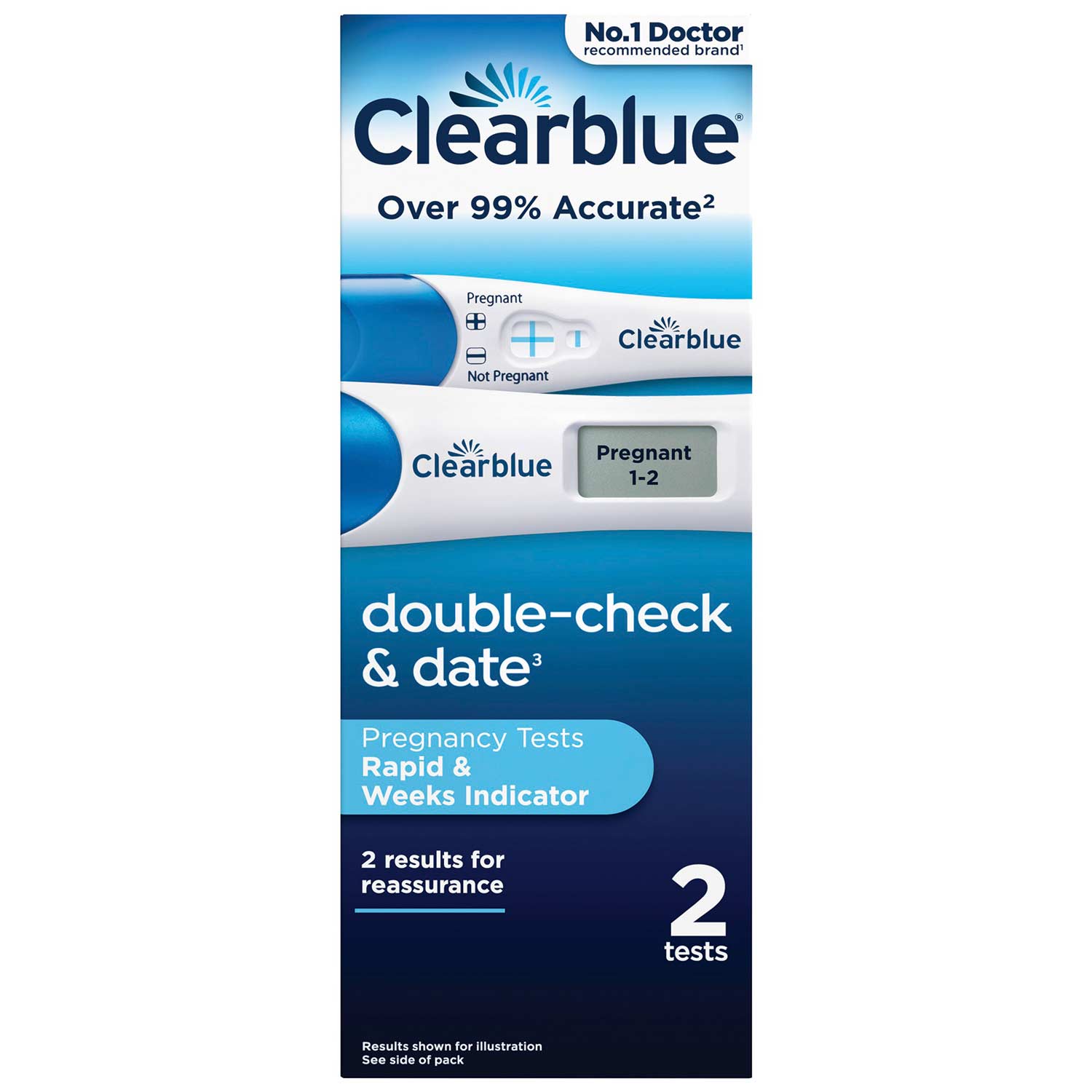 Clearblue double check pregnancy test
