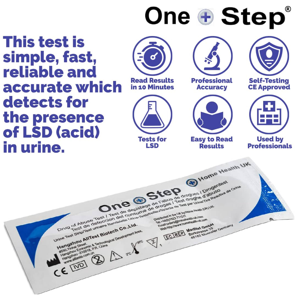 One Step LSD Urine Drug Strip Test