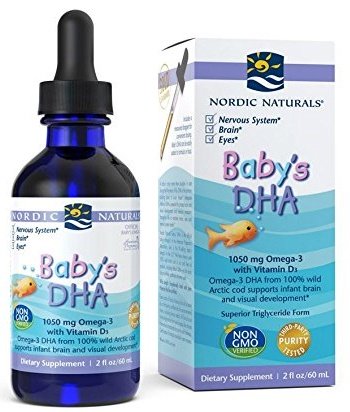 Baby's DHA Fish Oil, 1050mg Omega-3 with Vitamin D3 (EAN 768990537875) - 60 ml.