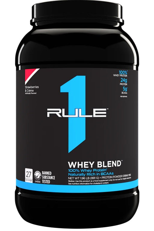 R1 Whey Blend, Strawberries & Creme - 891 grams