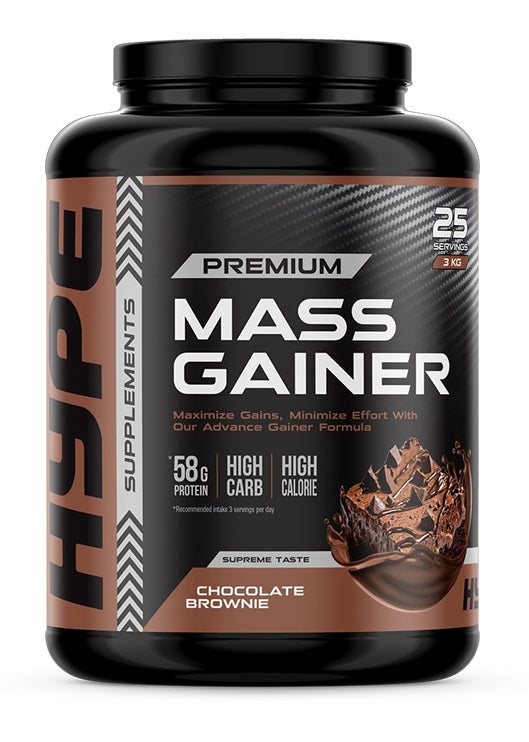 Mass Gainer, Chocolate Brownie - 3000 grams