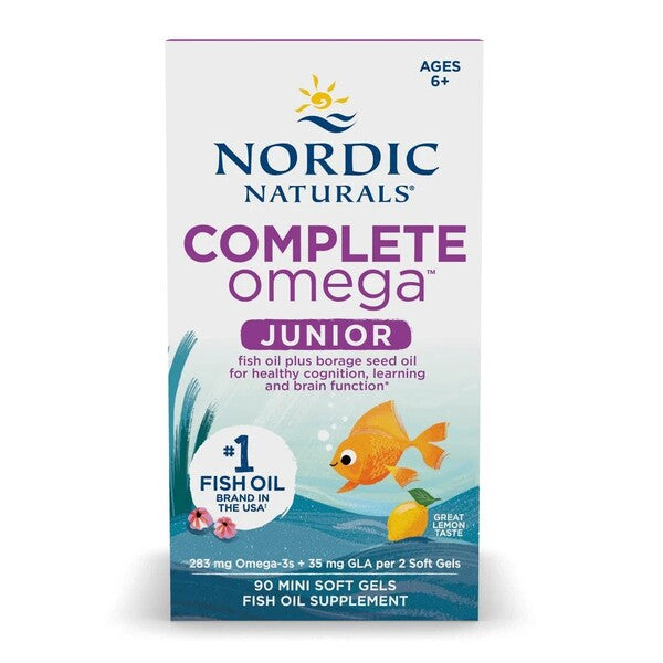 Complete Omega Junior, 283mg Lemon - 90 mini softgels