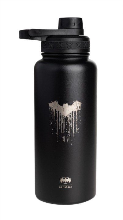 Bohtal Insulated Sports Bottle- DC Comics, Batman Logo Drip - 960 ml.
