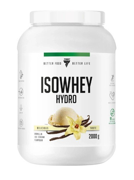 Isowhey Hydro, Vanilla Ice Cream - 2000 grams